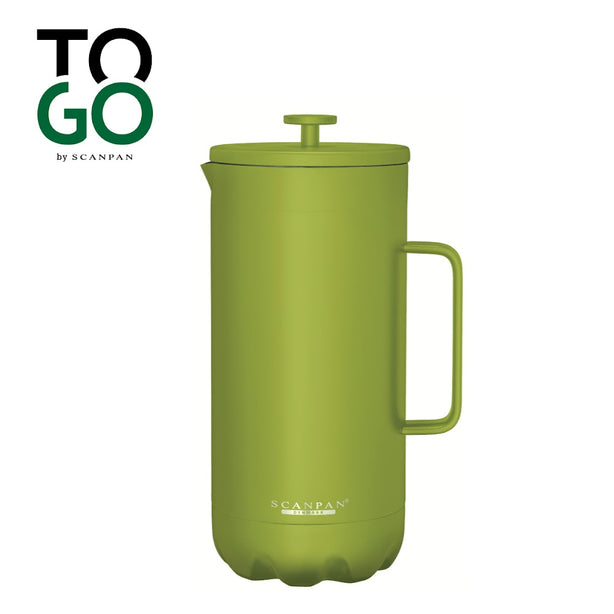 SCANPAN To Go French Press Coffee Maker 1000ml (DarkLemon)