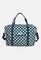 WEEKENDER Checkerboard Teal & Beige