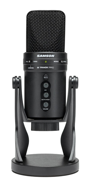 Samson G-Track Pro USB Condenser Microphone with Built-In Audio Interface