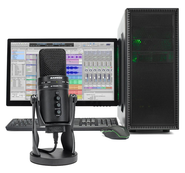 Samson G-Track Pro USB Condenser Microphone with Built-In Audio Interface