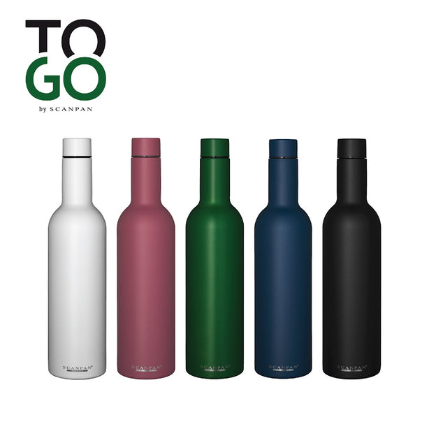 SCANPAN To Go Premium Vacuum Bottle 750ml (Black)