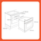 Mowe 67L Wi-Fi Built-in Stainless steel Oven MW670S