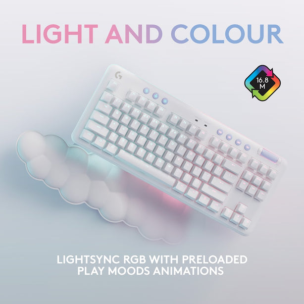 Logitech G715 Wireless Tenkeyless RGB Merchanical Keyboard With Palm Rest
