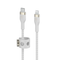 Belkin Usb-C To Lighting, Braid Sil, 1M, White Magnetic Management