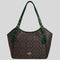 COACH Meadow Shoulder Bag In Signature Canvas Brown/Dark Pine RS-CM076