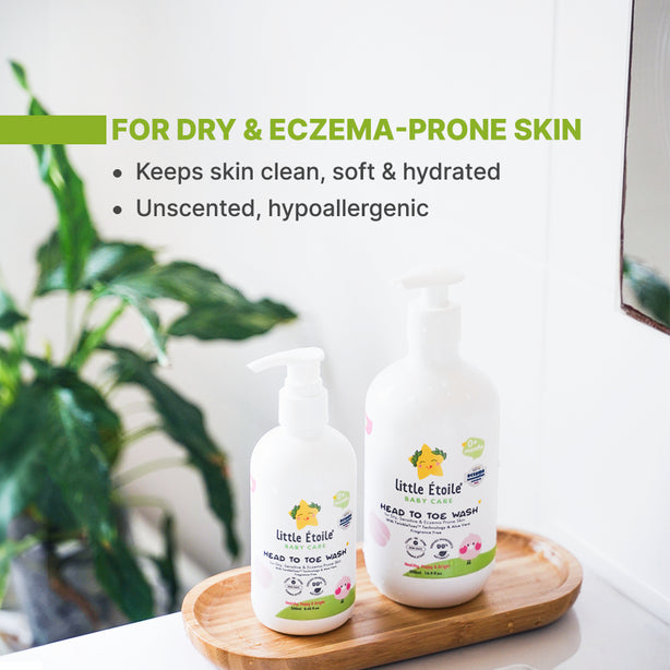Little Étoile Head To Toe Wash For Dry, Sensitive & Eczema-prone Skin (0+ Months)