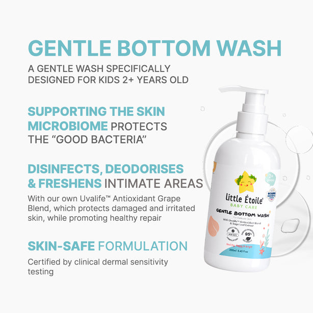 Little Étoile Gentle Bottom Wash For Delicate Skin (2+ Years)