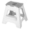 Vigar Compact 2-step Foldable Grey Stool 40cm