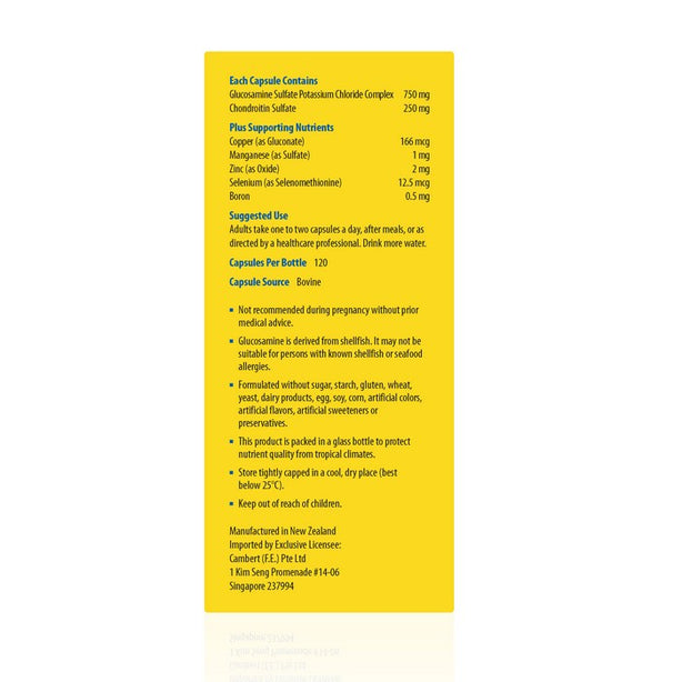 Kordel’s Glucosamine 750 + Chondroitin C120