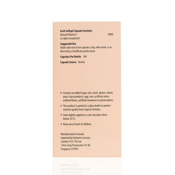 Kordel’s Natural Vitamin E 200 IU C100 (MAHS1700263)