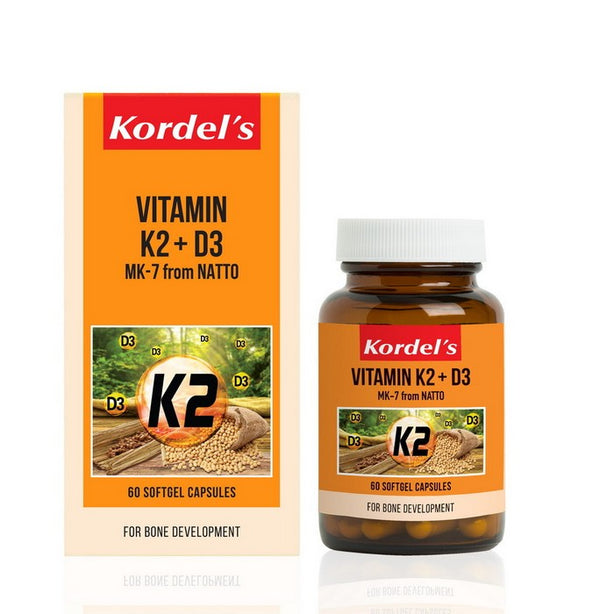 Kordel’s Vitamin K2 + D3 C60