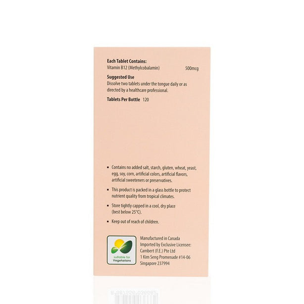 Kordel’s Vitamin B12 Methylcobalamin 500 mcg T120