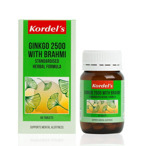 Kordel’s Ginkgo 2500 with Brahmi T60