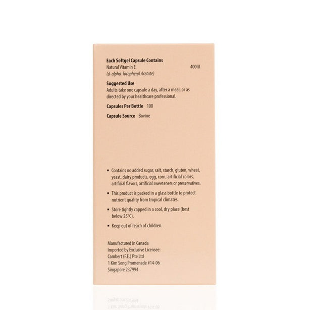 Kordel’s Natural Vitamin E 400 IU C100 (MAHS1700263)