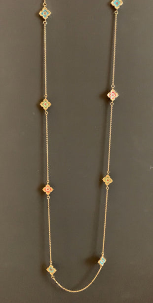 [Rare Bird Collection] Peranakan Floral Necklace