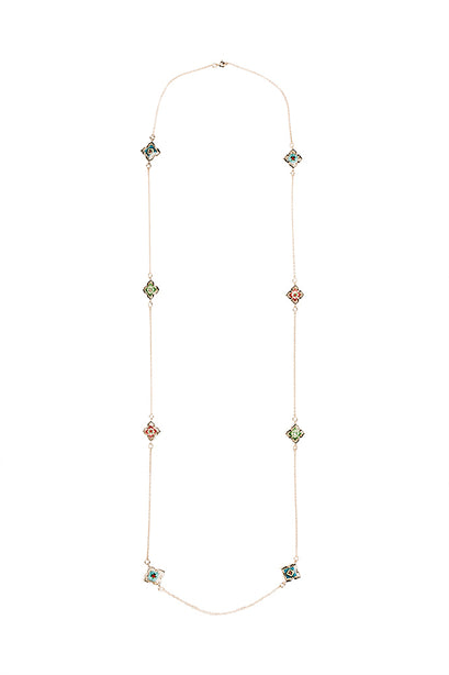 [Rare Bird Collection] Peranakan Floral Necklace