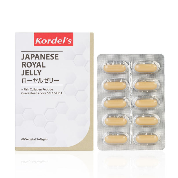 Kordel’s Japanese Royal Jelly + Collagen 60s ( Expiry 11/2025)