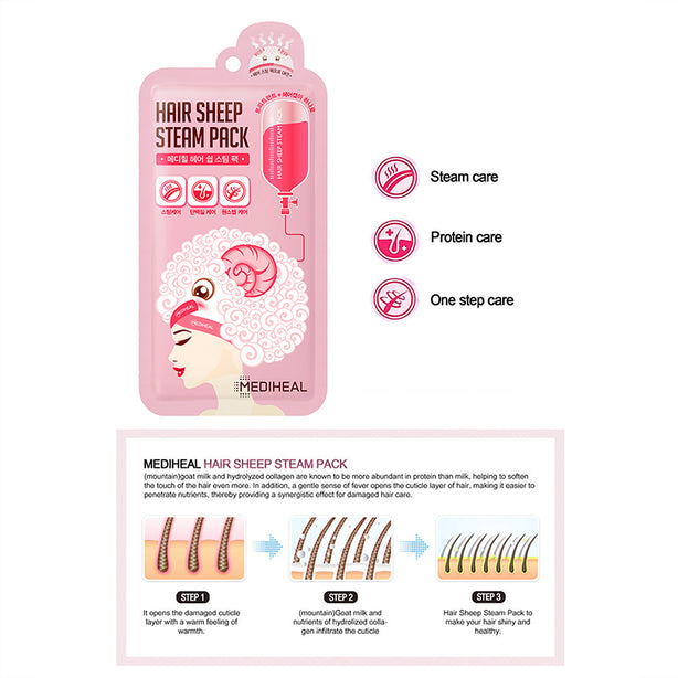 Mediheal Hair Sheep Steam Pack Box 5s