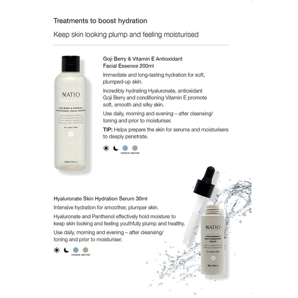 Natio Treatments Hyaluronate Skin Hydration Serum 30ml