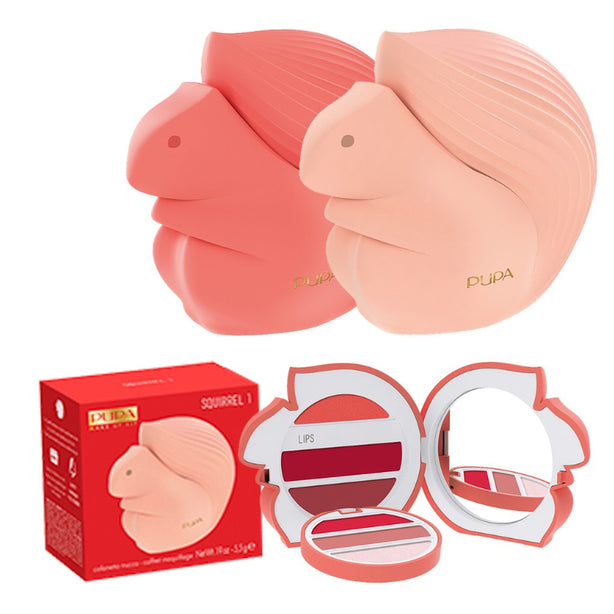 Pupa Squirrel Makeup Gift Kit Set N.1 #002 Cherry Red