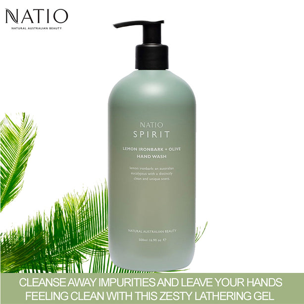 Natio Spirit Lemon Ironbark & Olive Hand Wash 500ml