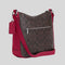 COACH Ellie File Bag In Signature Canvas Brown/Bright Violet RS-C1649
