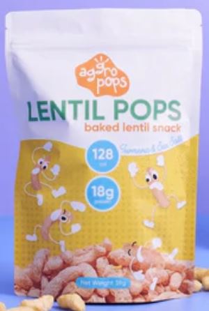 Aggro Pops-Lentil Pops-Sea Salt