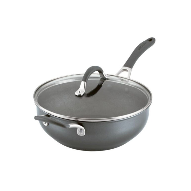 Circulon ScratchDefense A1 26cm/4.3L Covered Chef's Pan with Helper Handle