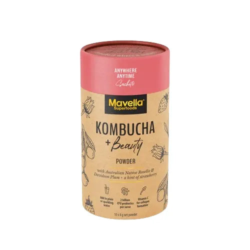 Mavella Superfoods Kombucha Beauty Powder Cannister Can - 10 x 4g