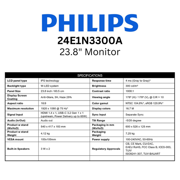 Philips 24E1N3300A 23.8