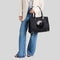 TORY BURCH Ella Patent Tote Bag Black RS-90479
