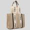 CHLOE Woody Medium Tote Bag White Blue RS-CHC22AS383I2691J