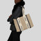 CHLOE Woody Medium Tote Bag White Blue RS-CHC22AS383I2691J