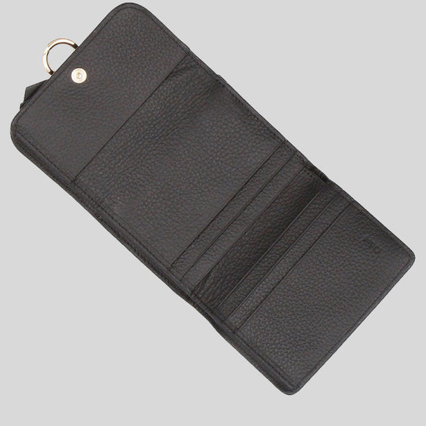 CHLOE Alphabet Small Trifold Wallet Black RS-CHC21WP945F57