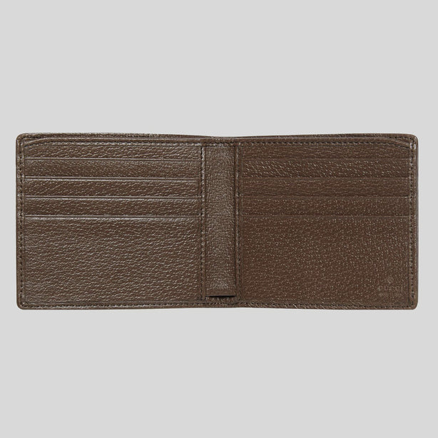 GUCCI Jumbo GG Wallet With Interlocking G Brown RS-699308
