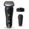 Braun Series 9 Pro+ 9510s Wet & Dry shaver with charging stand and travel case, atelier black