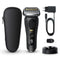 Braun Series 9 Pro+ 9510s Wet & Dry shaver with charging stand and travel case, atelier black