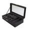 StitchesandTweed Watch and Accessories Organizer Matte Leatherette Case