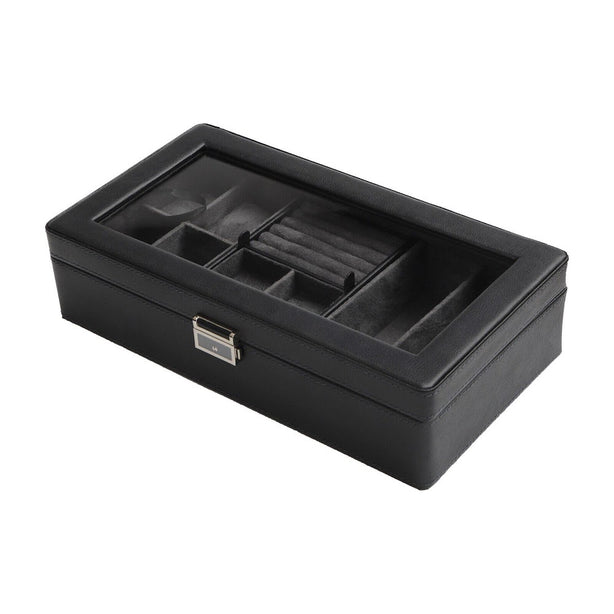 StitchesandTweed Watch and Accessories Organizer Matte Leatherette Case