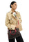 Coach Rowan Satchel Bag In Signature Canvas - Walnut/True Red