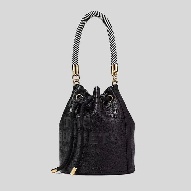 Marc Jacobs The Leather Bucket Bag Black RS-H652L01PF22