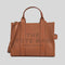 Marc Jacobs Leather The Tote Mini Traveler Tote Bag Argan Oil RS-H009L01SP21