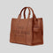 Marc Jacobs Leather The Tote Mini Traveler Tote Bag Argan Oil RS-H009L01SP21