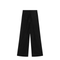 Wide Black Cotton Pants