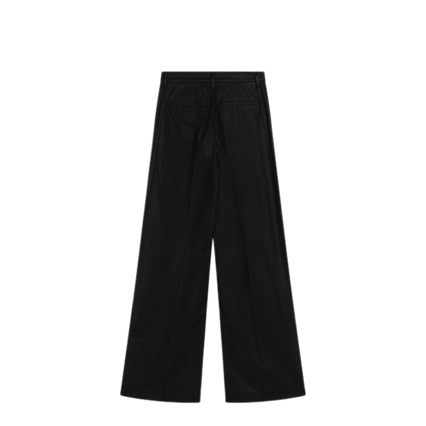 Wide Black Cotton Pants