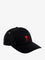 Ami Paris Cotton hat with embroidered logo on the front - Noir