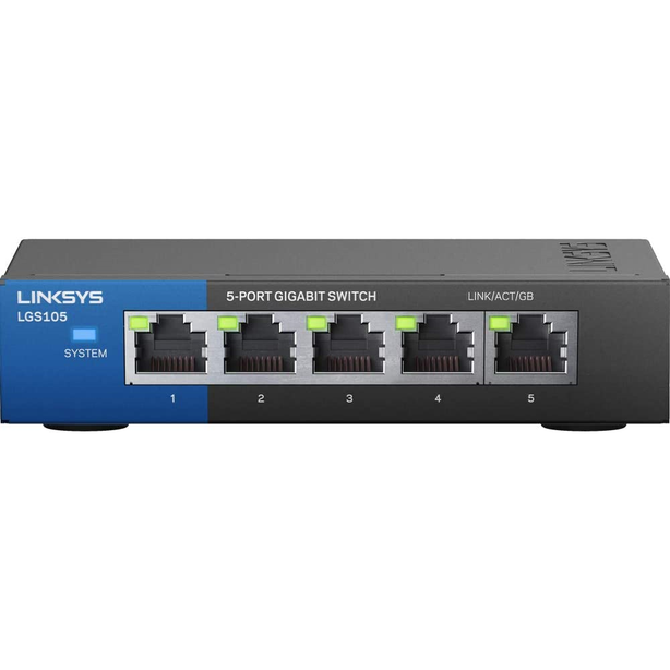 Linksys Lgs105-Ap 5-Port Gigabit Switch - Unmanaged
