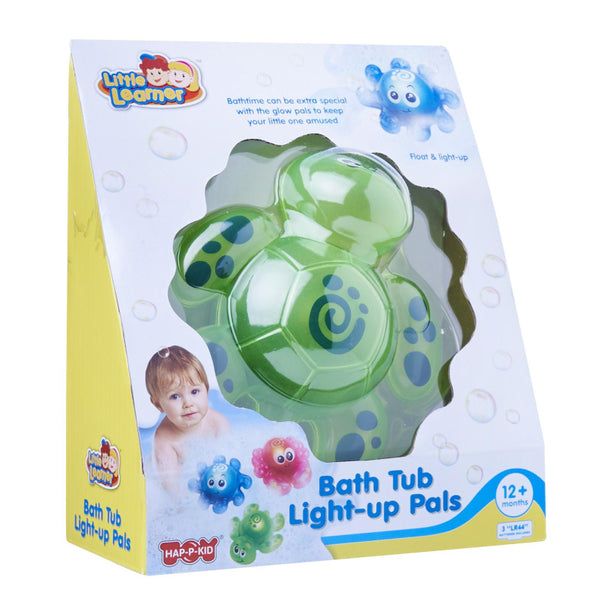 Hap-P-Kid Little Learner Bath Tub Light Up Pals (Turtle / Green)