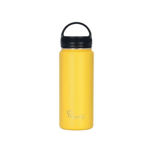 La Gourmet Super Wide 600ml Thermal Bottle - Lemon Yellow