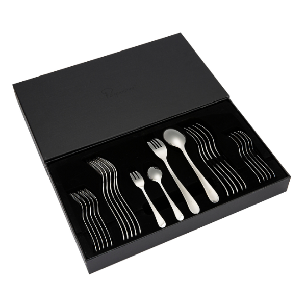 La Gourmet 24Pc Cutlery Set, London, Stainless Steel